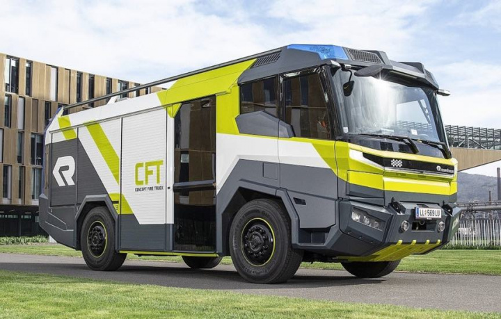Concept Fire Truck: O carro de bombeiros elétrico com 476 cavalos