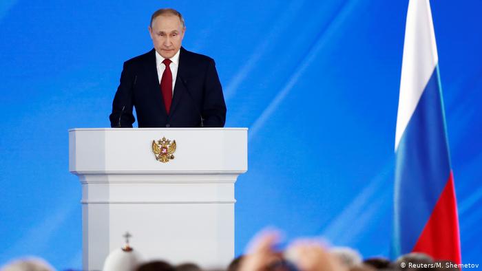 Russland Moskau | Wladimir Putin, Präsident | Rede zur Lage der Nation (Reuters/M. Shemetov)
