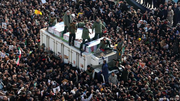 Iran Trauerzeremonie für getöteten General Soleimani in Teheran (AFP/A. Kenare)