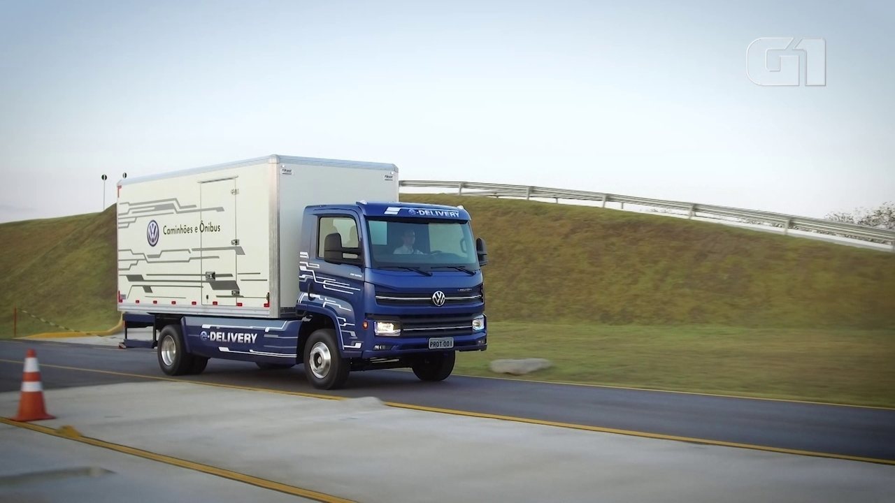 G1 também testou o caminhão elétrico criado no Brasil pela Volkswagen
