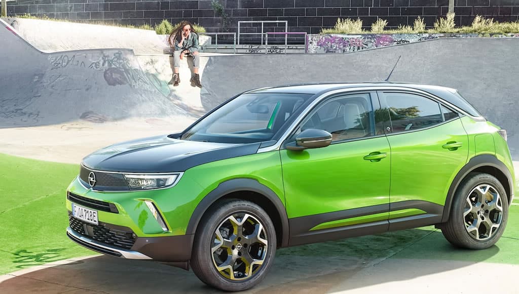 Imagem do Opel Mokka-e, um novo carro eléctrico da marca alemã