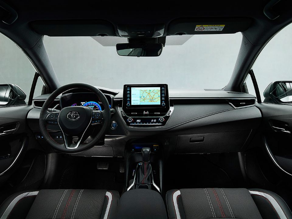 Interior do novo Corolla GR Sport que será comercializado na Europa