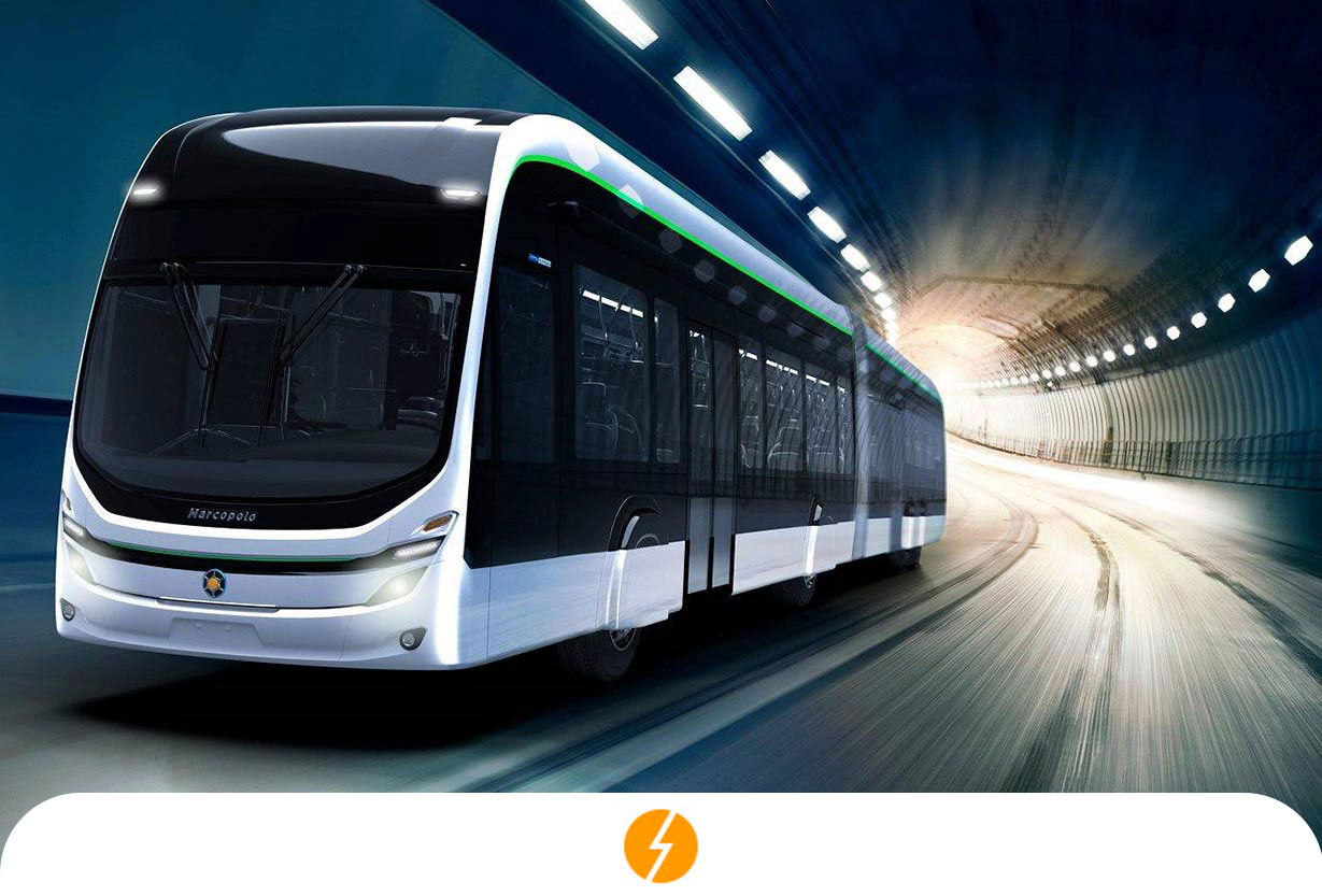Primeiro ônibus elétrico articulado é fabricado no Brasil - Portal Solar