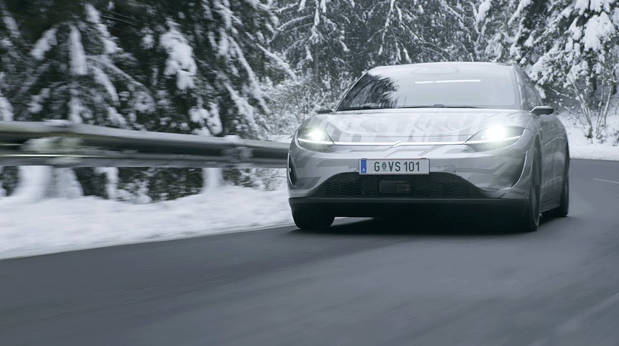 Sony testa o seu primeiro carro elétrico nas estradas austríacas