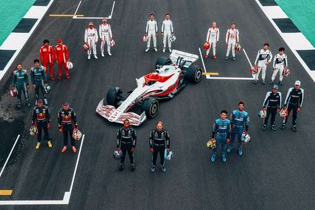 Os 20 pilotos da Fórmula 1 e o conceito de 2022.
