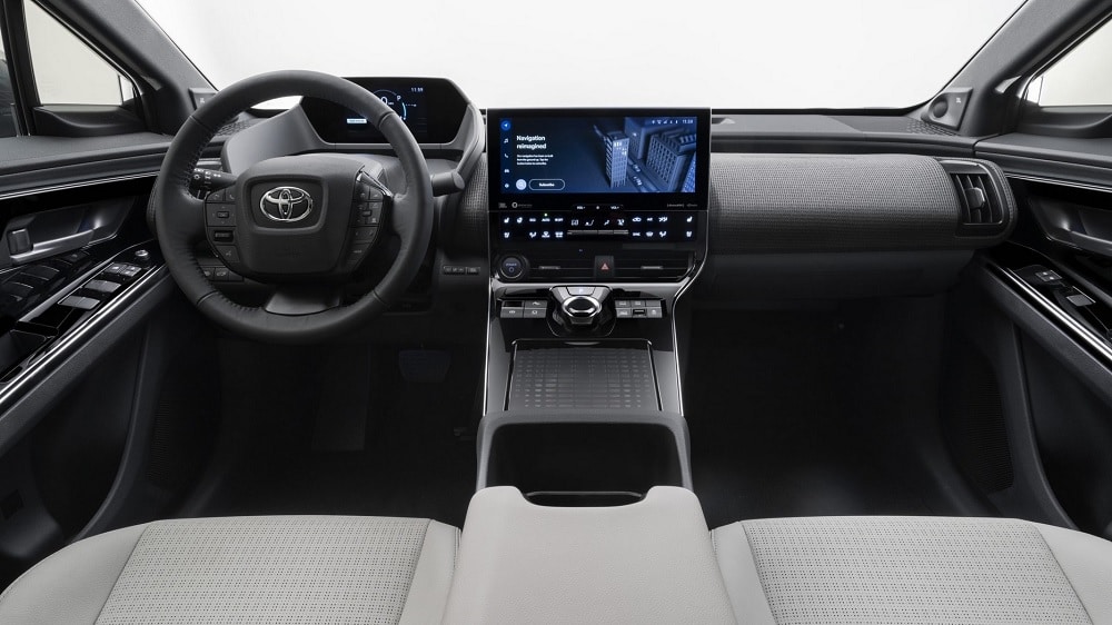 Espaço interno do Toyota bZ4X