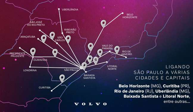 13 estradas eletrificadas pela  Volvo